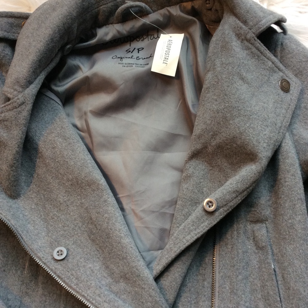 NWT Aeropostale Wool Jacket - Picture 4 of 8